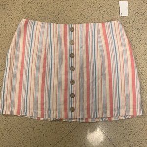 Forever 21 Mini Striped Skirt